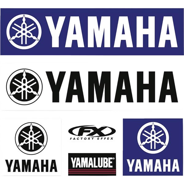 Factory Effex Yamaha Jersey Iron-On Kit