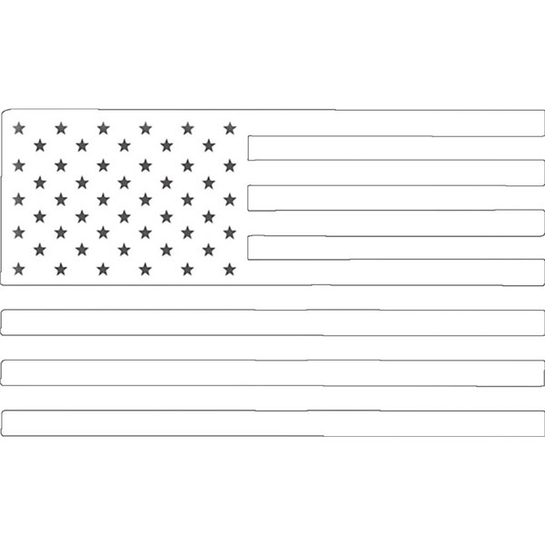 Factory Effex US Flag Logo Sticker - 5 Pack
