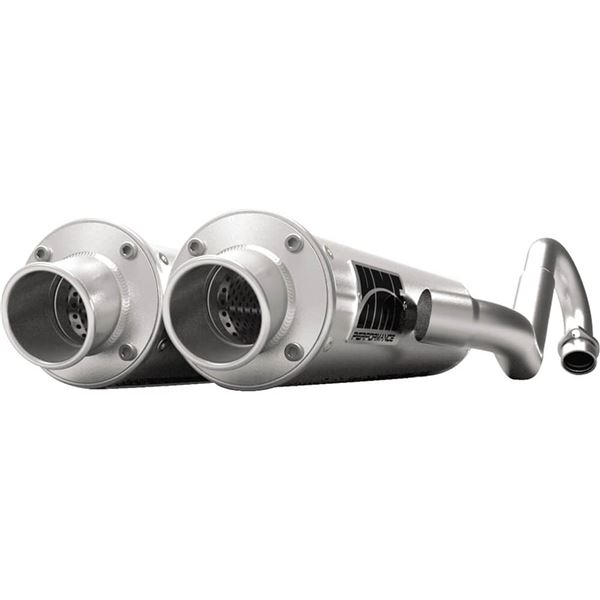 HMF Performance Series Round Turndown Dual Complete Exhaust System