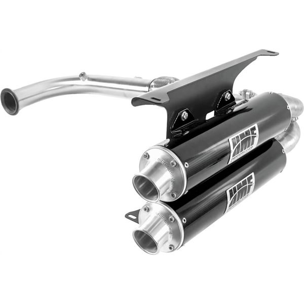 HMF Performance Series Round Turndown Dual Complete Turbo Back Exhaust System