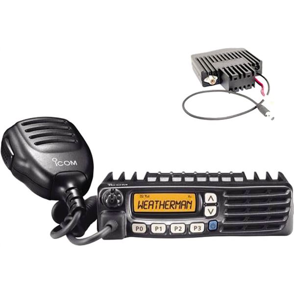 PCI Icom F5021 Mobile Race Radio With Hole Mount Antenna
