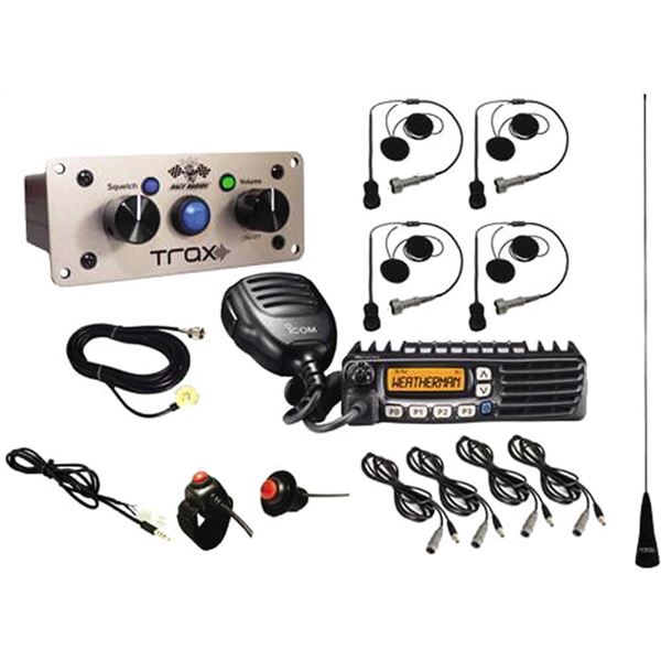PCI Trax California Ultimate 4 Seat Bluetooth Package With Helmet Wiring Kits