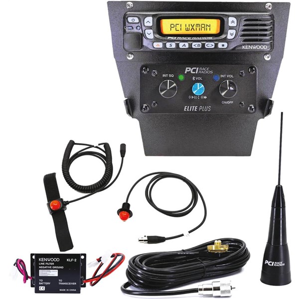 PCI Elite Plus / Kenwood NX-1700 2-Seat Communications Kit For Polaris RZR Pro