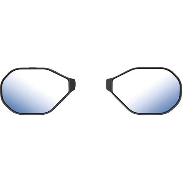 RAM Mounts Tough-Mirror Replacement Mirror Without Ball - Oval - Black - Pair