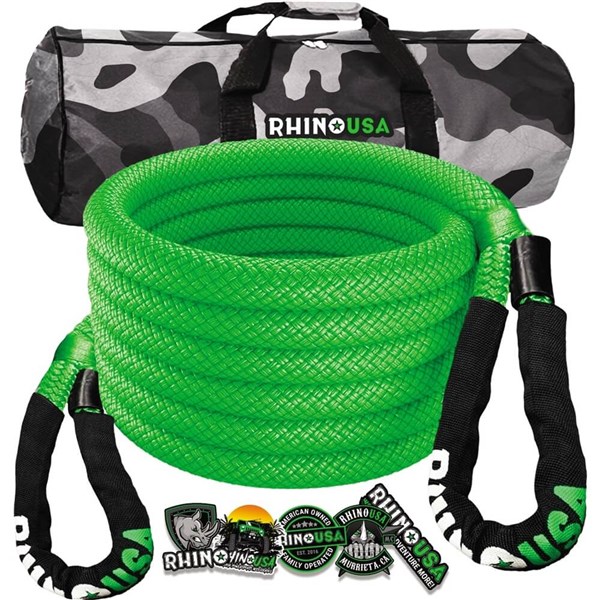 WolfX Kinetic Recovery Rope Kit – 30ft 4in With D-Ring Shackle & Storage Bag