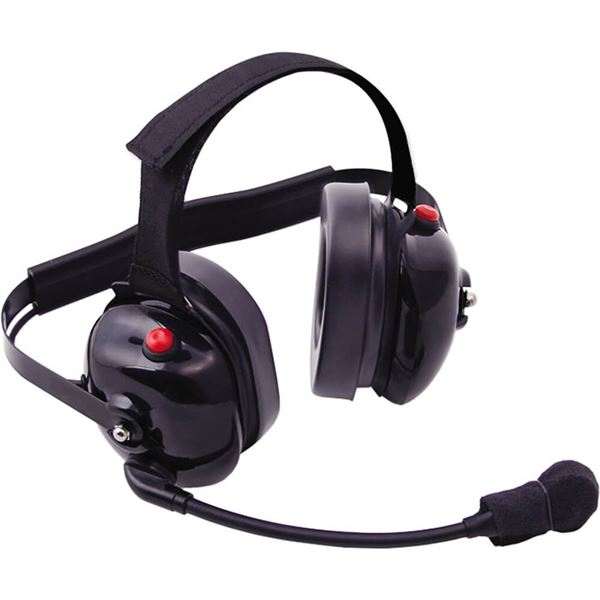 Rugged Radios H60 Dual Radio Headset With Dual Push To Talk