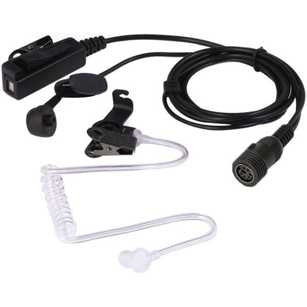 Rugged Radios Patrol 2-Wire Lapel Mic With Locking Connector