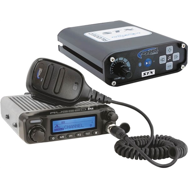 Rugged Radios Can-Am Maverick R Complete Communication Kit With Rocker Switch Bluetooth Intercom And 2-Way Radio