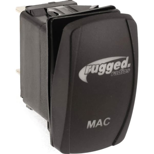 Rugged Radios Waterproof Rocker Switch For MAC Helmet Air Pumper