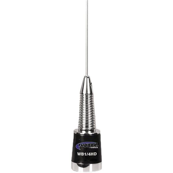 Rugged Radios UHF / VHF Wide Band 1 / 4 Wave Antenna With Spring