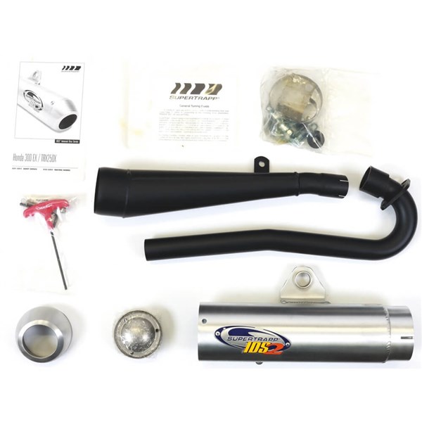 Supertrapp IDS Spark Arrestor Complete Exhaust System For Honda TRX250 / 300
