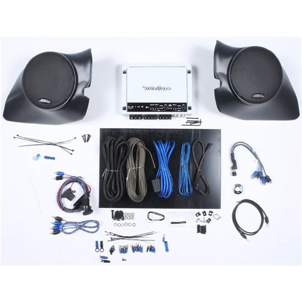 SSV Works 2 Speaker Complete Kit With Behind the Seat Subwoffer
