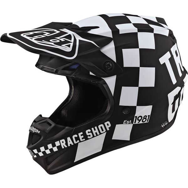 Troy Lee Designs SE4 Polyacrylite Checker Helmet
