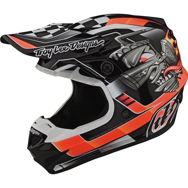 Troy Lee Designs SE4 Polyacrylite Carb Helmet