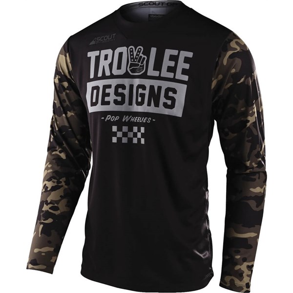 Troy Lee Designs Scout GP Peace And Wheelies Camo Jersey