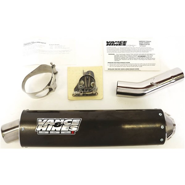 Vance And Hines SS2-R Carbon Fiber Slip-On Exhaust System For Yamaha FZR600