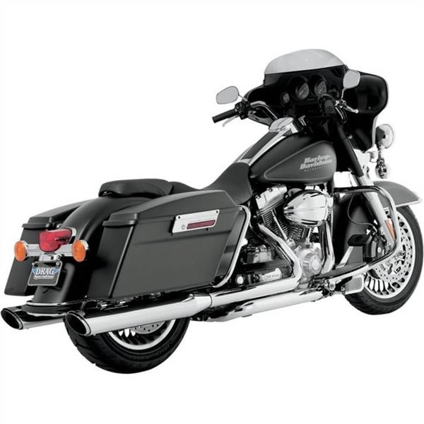 Vance And Hines Twin Slash Round Slip-On Exhaust System