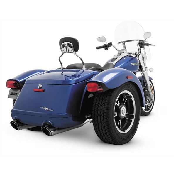 Vance And Hines Twin Slash Round Slip-On Exhaust System