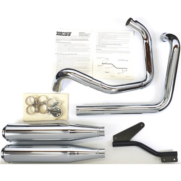 Vance And Hines 2 Into 2 Complete Exhaust System For Kawasaki Vulcan 1500
