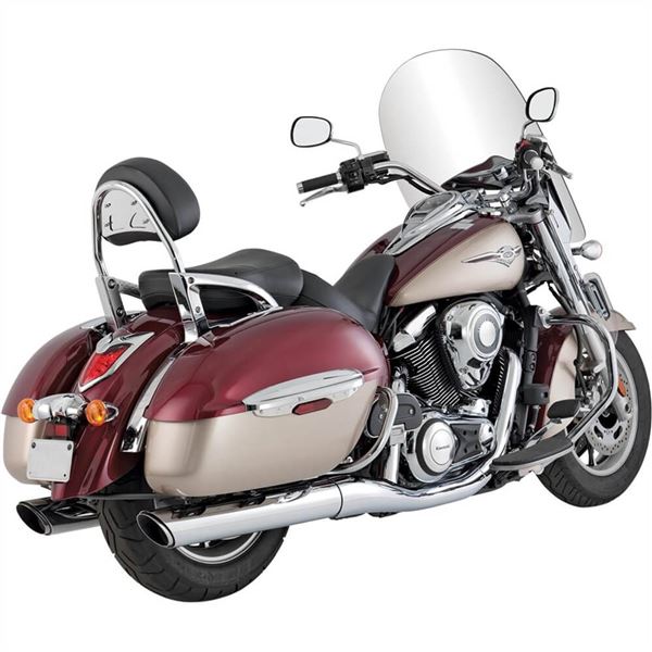 Vance And Hines Twin Slash Staggered Dual Slip-On Exhaust System