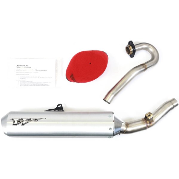 White Brothers Aluminum Pro Complete Exhaust System For Suzuki RMZ450