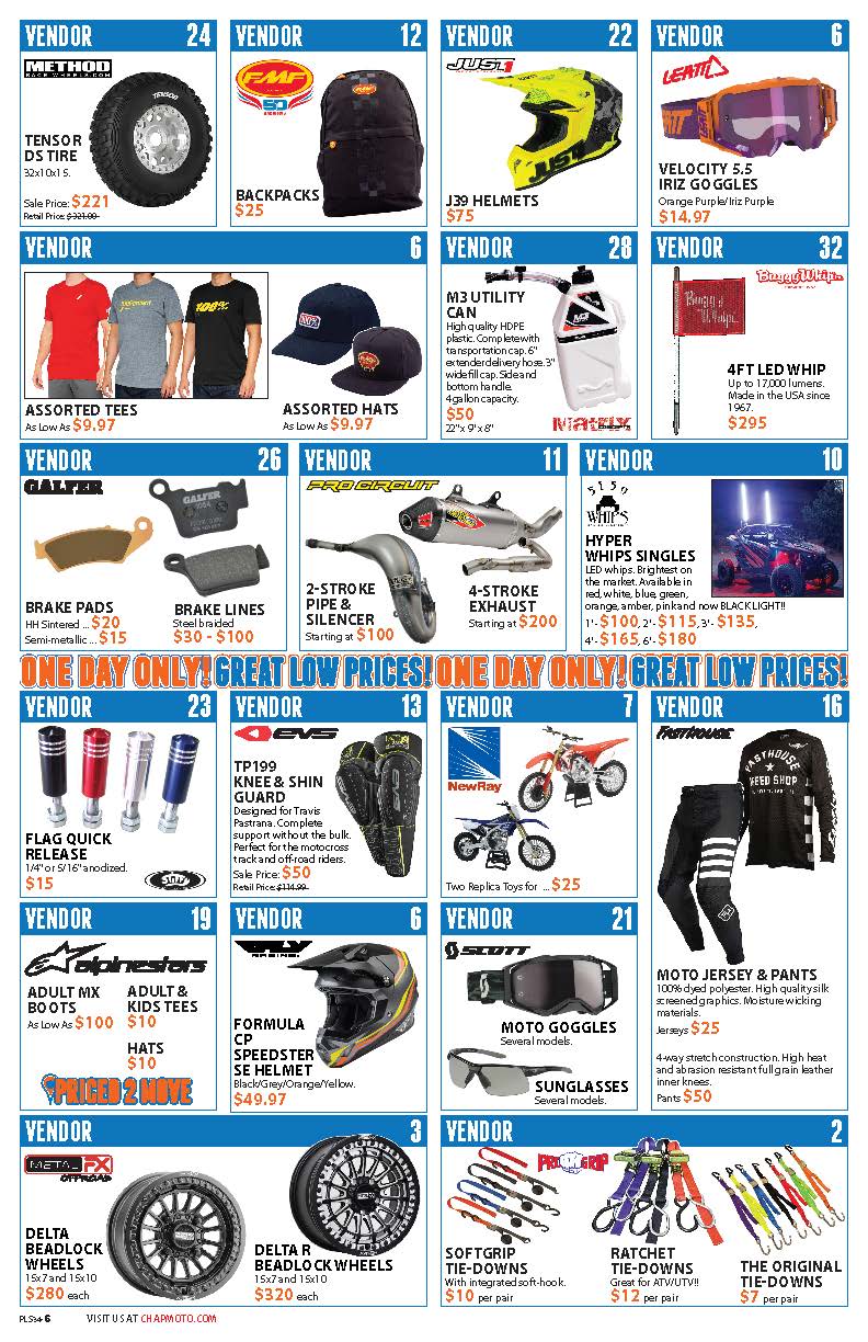 2023 CHAPARRAL MOTORSPORTS MONSTER PARKING LOT SALE