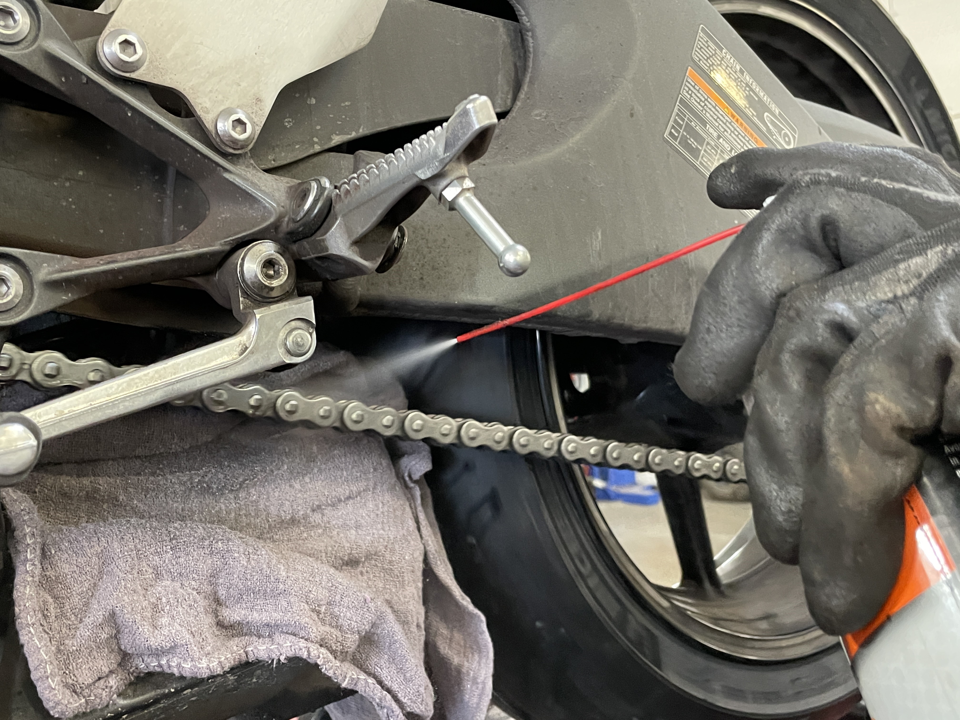 Motorcycle Chain Service