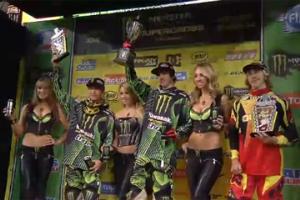 Dean Wilson comes in first at the Supercross Lites East