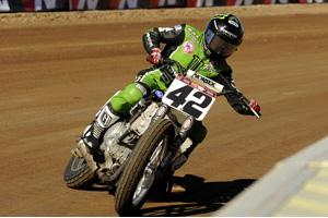 Smith Nabs Dramatic Flat Track Victory