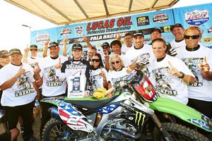 Villopoto Wins AMA Motocross 450cc Title. Potography: Frank Hoppen
