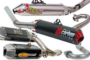 Different exhaust systems