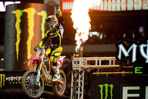 Justin Barcia continued his perfect start to the AMA Supercross Lites East series - Photo: Frank Hoppen
