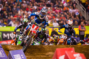 Justin Barcia became the first rider to win three straight times at the Edwards Dome in St. Louis - Photo: Frank Hoppen