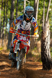 Steward Baylor took his first ever pro career AMA National Enduro Series win - Photo: Shan Moore