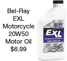 Bel-Ray EXL Motorcycle 20W50 Motor Oil