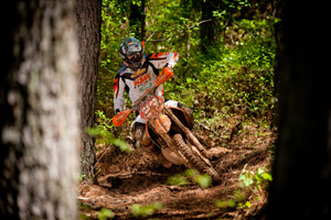 Russell Bobbitt, took the win at the Rad Dad National Enduro after placing within the top two in all special tests.
