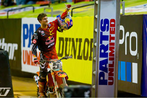 Ryan Dungey is now within 10 points of Ryan Villopoto's lead - Photo: Hoppenworld.com