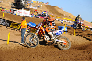 Steffi Laier earned 3rd overall at the opening round of the Women's Motocross Series held at Hangtown Raceway.