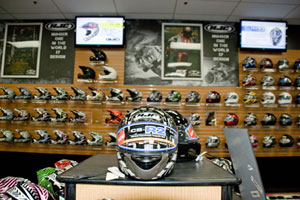 Chaparral's new addition carries a broad range of DOT-approved motorcycle helmets.