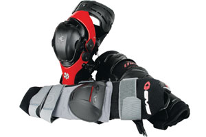 A small selection of knee braces