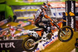 PJ Larsen rode a consistent pace to finish 8th overall for the night - Photo: Hoppenworld.com