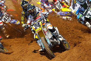 Metcalfe started the day with a solid practice aboard his Suzuki RM-Z450.