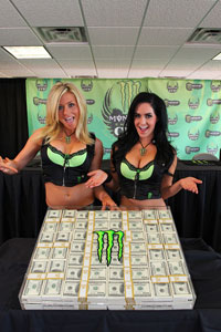 $1,000,000 Prize - First ever in off-road motorcycle racing history won by Ryan Villopoto. Photography: John Igras