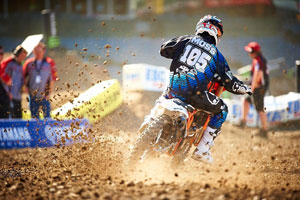 Matt Moss overcame a poor start and bike trouble with solid passes - Photo: Hoppenworld.com