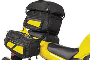 Motorcycle Luggage Tail Bag Soft Saddlebags