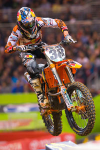Marvin Musquin earned an impressive 9th place finish on his KTM 350 SX-F Supercross Class debut - Photo: Hoppenworld.com