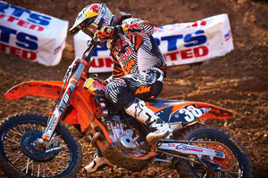 Marvin Musquin finally raced in his first Supercross event. - Photo by Hoppenworld.com