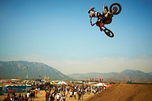 Marvin Musquin earned his second straight podium in the 250 Motocross class at Pala Raceway