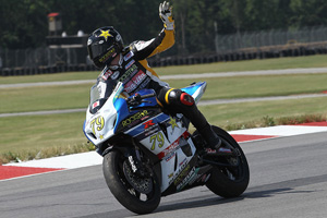 Young Takes Emotional SuperBike Victory at Mid-Ohio Sports Car Course