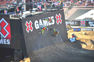 extreme sports icon Travis Pastrana is always sure to be found at the ESPN X Games